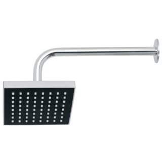 Regadera cuadrada 6' acabado cromo con brazo, Foset R-404