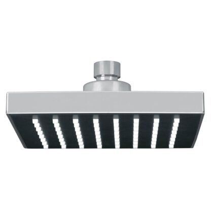 Regadera cuadrada ABS 6' acabado cromo sin brazo, Foset R-404S