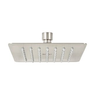 Regadera cuadrada 6', acero inox, sin brazo, satín, Túbig R-414SN