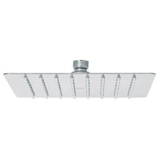 Regadera cuadrada 8', acero inox, sin brazo, cromo, Túbig R-415S