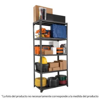 Estante metálico 5 repisas capacidad 80 kg, Truper R-EST-80
