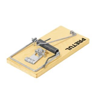 Bolsa con 2 trampas de 4' de madera para ratón, Pretul RAT-4M
