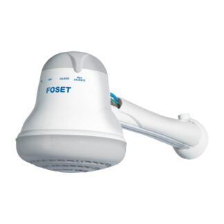 Regadera eléctrica de 4 temperaturas, 5-3/8', Gris, Foset REGEL-4G