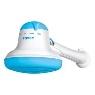 Regadera eléctrica de 4 temperaturas., 6-1/2', Azul, Foset REGEL-6A
