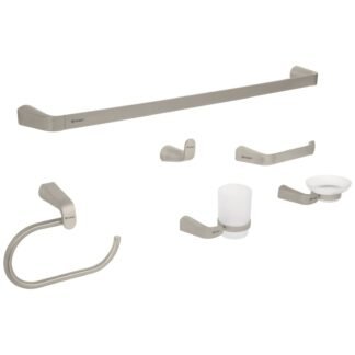 Juego de 6 accesorios para baño acabado satín, Foset RIA-7000N