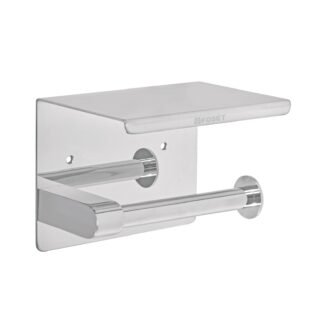 Portarrollo cromo con soporte para celular, Foset RIA-84