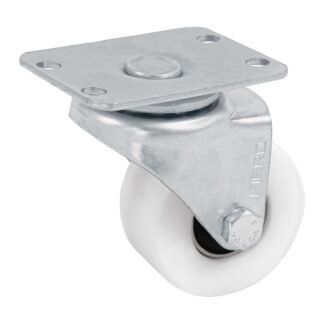 Rodaja de polietileno 2' placa giratoria, con balero, Fiero RO-222