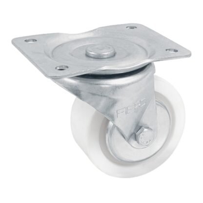 Rodaja de polietileno 4' placa giratoria, con balero, Fiero RO-228
