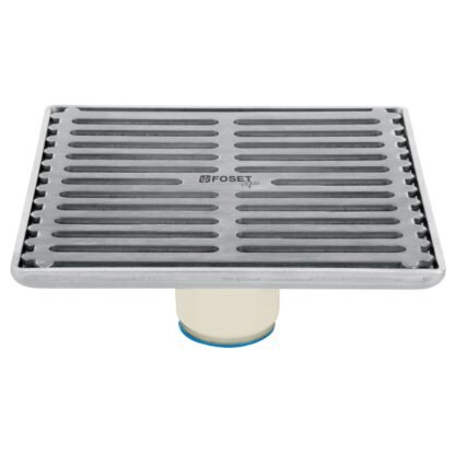 Resumidero cuadrado de acero inoxidable 6' x 6', Foset RS-702