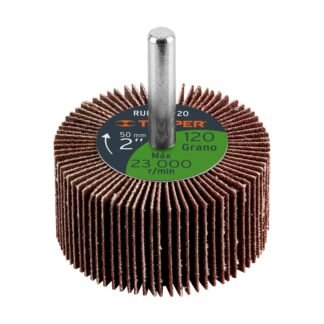 Rueda flap de 2', grano 120, Truper RUFLA-2120