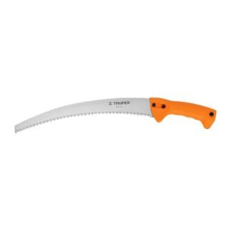 Serrucho de poda 14' hoja curva 6 DPP mango plástico, Truper SPT-14P