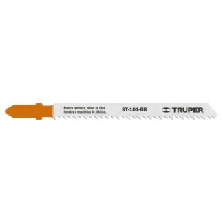 Blíster con 5 seguetas 10 DPP zanco 'T' corte recto triplay ST-101-BR