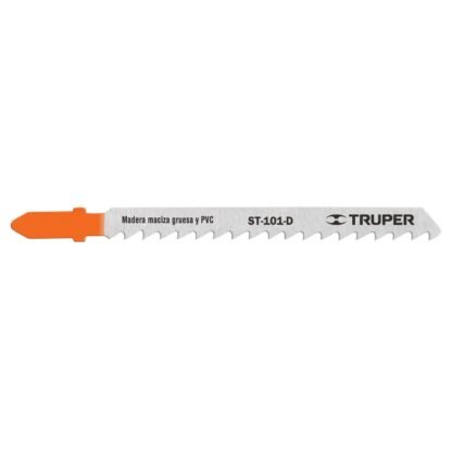 Blíster con 5 seguetas 6 DPP zanco 'T' corte recto madera ST-101-D