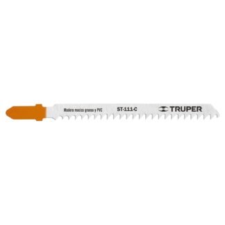 Blíster con 5 seguetas 8 DPP zanco 'T' corte recto madera ST-111-C