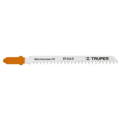 Blíster con 5 seguetas 8 DPP zanco 'T' corte recto madera ST-111-C