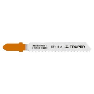 Blíster con 5 seguetas 21 DPP zanco 'T' corte recto metal ST-118-A