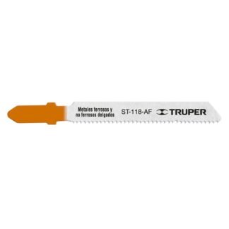 Blíster con 5 seguetas 18 DPP zanco 'T' corte recto metal ST-118-AF