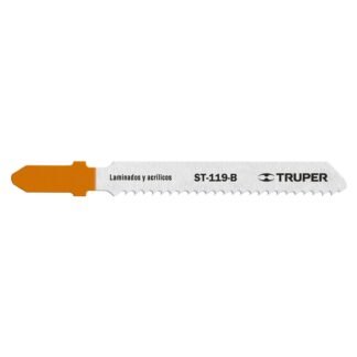 Blíster con 5 seguetas 12 DPP zanco 'T' corte recto triplay ST-119-B