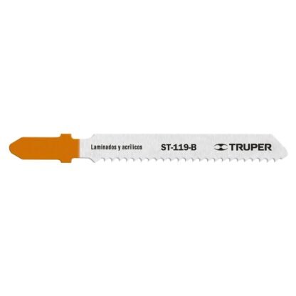 Blíster con 5 seguetas 12 DPP zanco 'T' corte recto triplay ST-119-B