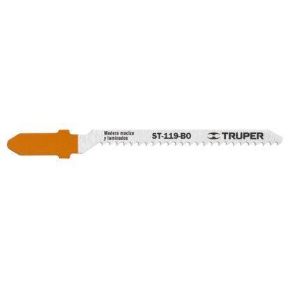 Blíster con 5 seguetas 12 DPP zanco 'T' corte curvo madera ST-119-BO