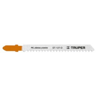 Blíster con 5 seguetas 8 DPP zanco 'T' corte recto metal ST-127-D