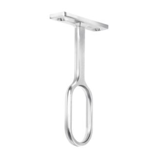 Soporte central para tubo ovalado de closet, Hermex STO-5