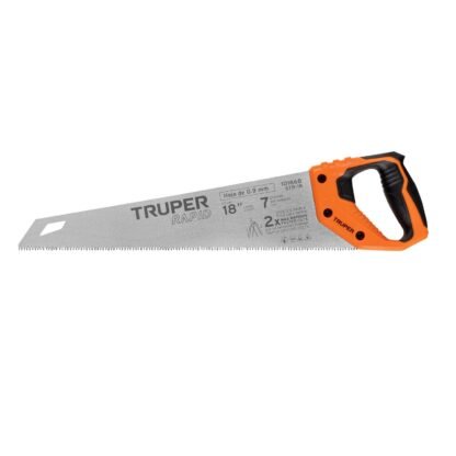 Serrucho Rapid 18', 7 DPP, mango Comfort grip, Truper STR-18