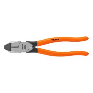 Pinza para electricista 9' cabeza cuadrada mango PVC, Truper T201-9