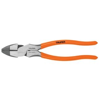 Pinza para electricista 9' alta palanca mango PVC, Truper T210-9