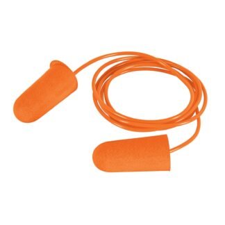 Tapón auditivo desechable de espuma con cordón, Truper TAC