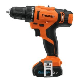 Taladro inalámbrico 3/8' 12 V, profesional, Truper TALI-12A2
