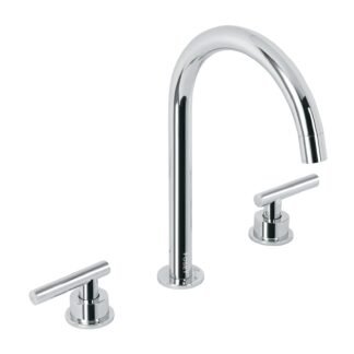 Mezcladora p/lavabo,taladros separados,palanca,cromo,Tubig TBM-92