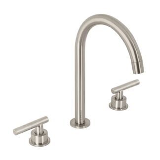Mezcladora p/lavabo,taladros separados,palanca,satín,Tubig TBM-92N