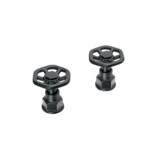 Juego de 2 manerales para mezcladora, volante, negro, Tubig TBMM-61M