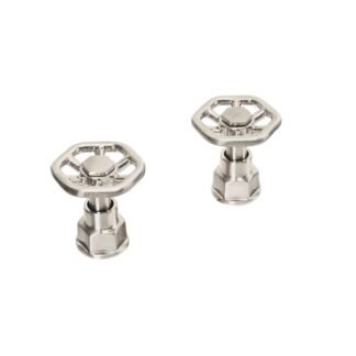 Juego de 2 manerales para mezcladora, volante, satín, Tubig TBMM-61N