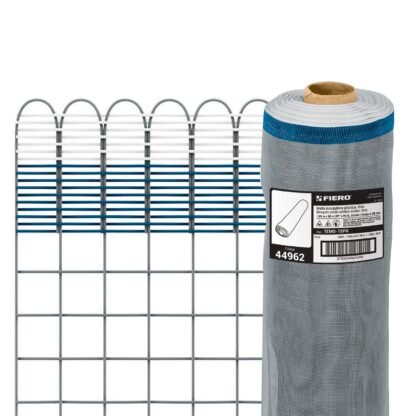 Rollo de 30 m x 1.5 m de malla mosquitera plástica gris TEMO-15PG