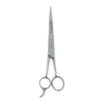 Tijera 7-1/2' acero inox con gancho para estilista, Pretul TP-8418-7-1/2