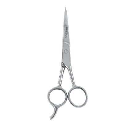 Tijera 5-1/2' acero inox con gancho para estilista, Pretul TP-8419-5-1/2