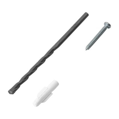 Kit de 20 taquetes 3/16' con pijas #6 y 1 broca 3/16', Fiero TQ-3/16J