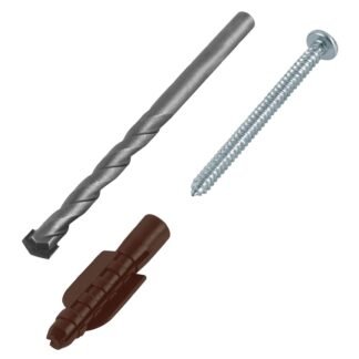 Kit de 20 taquetes 5/16'con pijas #10 y 1 broca 5/16', Fiero TQ-5/16J