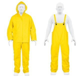 Conjunto impermeable doble capa, talla CH, Truper TRA-PRO-S