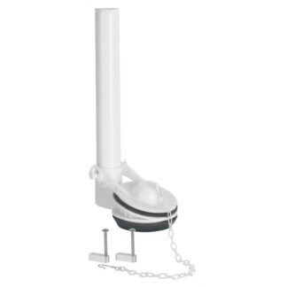 Válvula de descarga 2' para WC de 1 pza, cadena inox, Foset VW-009